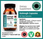 Side view of plant based Kalmegh herbal supplement for immune support