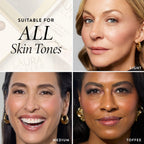 Travel-friendly packaging of Laura Geller all-in-one beauty compact