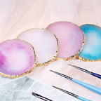Gaosenlonk nail gel color display palette angled for reflection