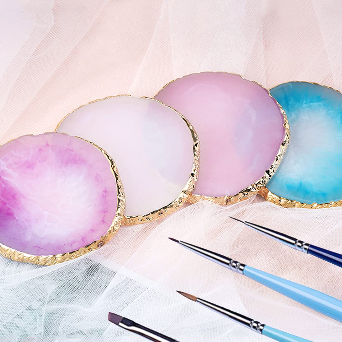 Gaosenlonk nail gel color display palette angled for reflection