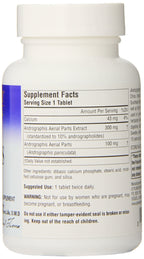 Two bottles of authentic USA imported Planetary Herbals Andrographis tablets for seasonal wellness and respiratory health.
