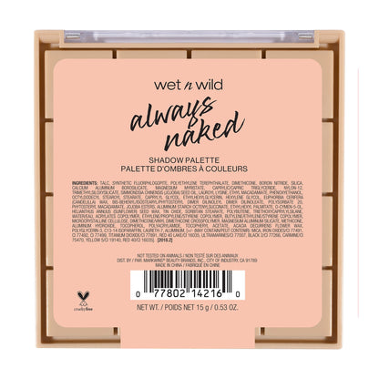 Makeup artist using Wet n Wild Always Naked Palette