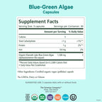 Pure Synergy AFA superfood supplement bottle displaying 90 vegan capsules details.