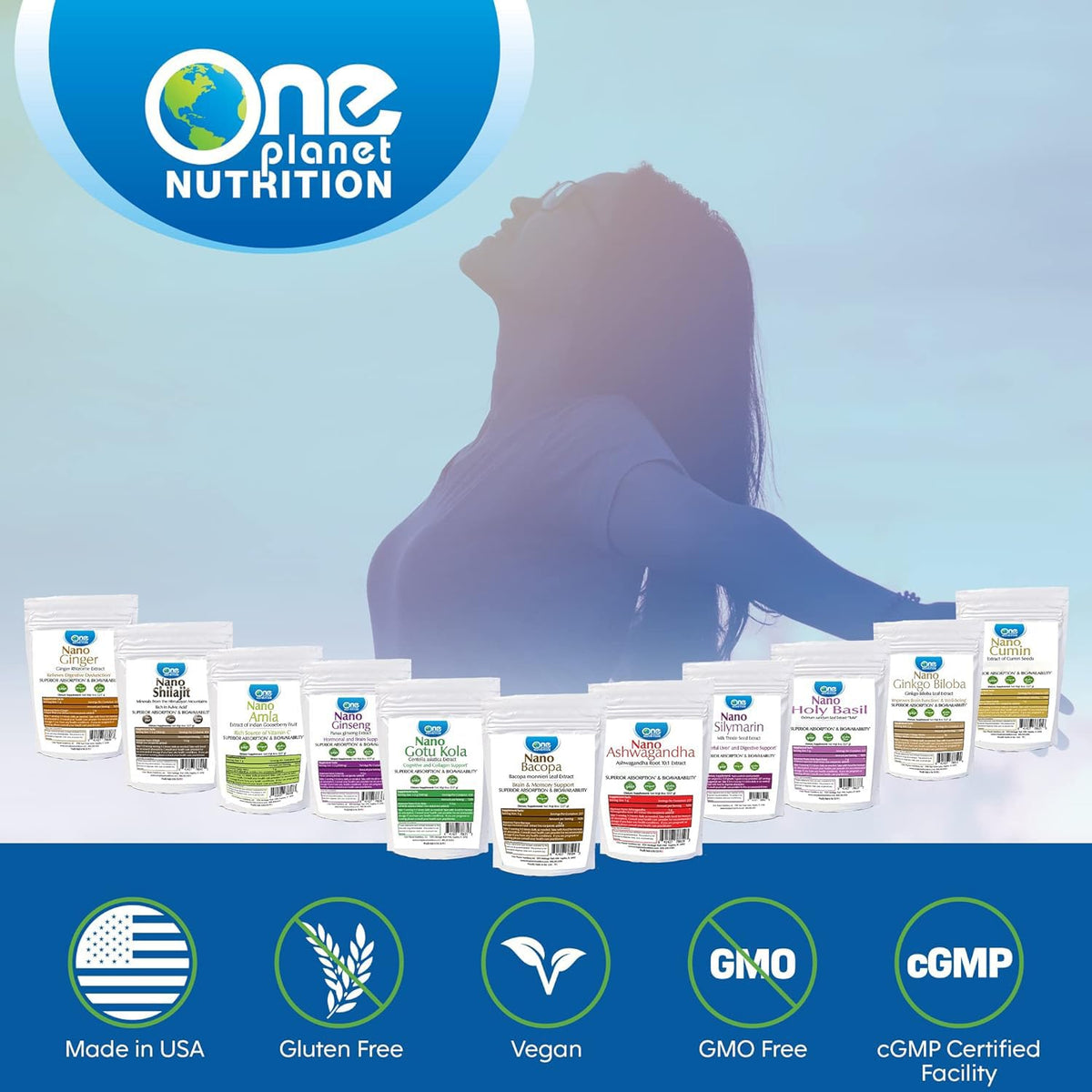 One Planet Nutrition Andrographis paniculata leaf and rhizome extract powder for daily wellness