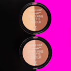 Wet N Wild dual-pan makeup palette ready for application