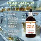 Hawaii Pharm Chuan Xin Lian four fluid ounces supplement facts and usage instructions label