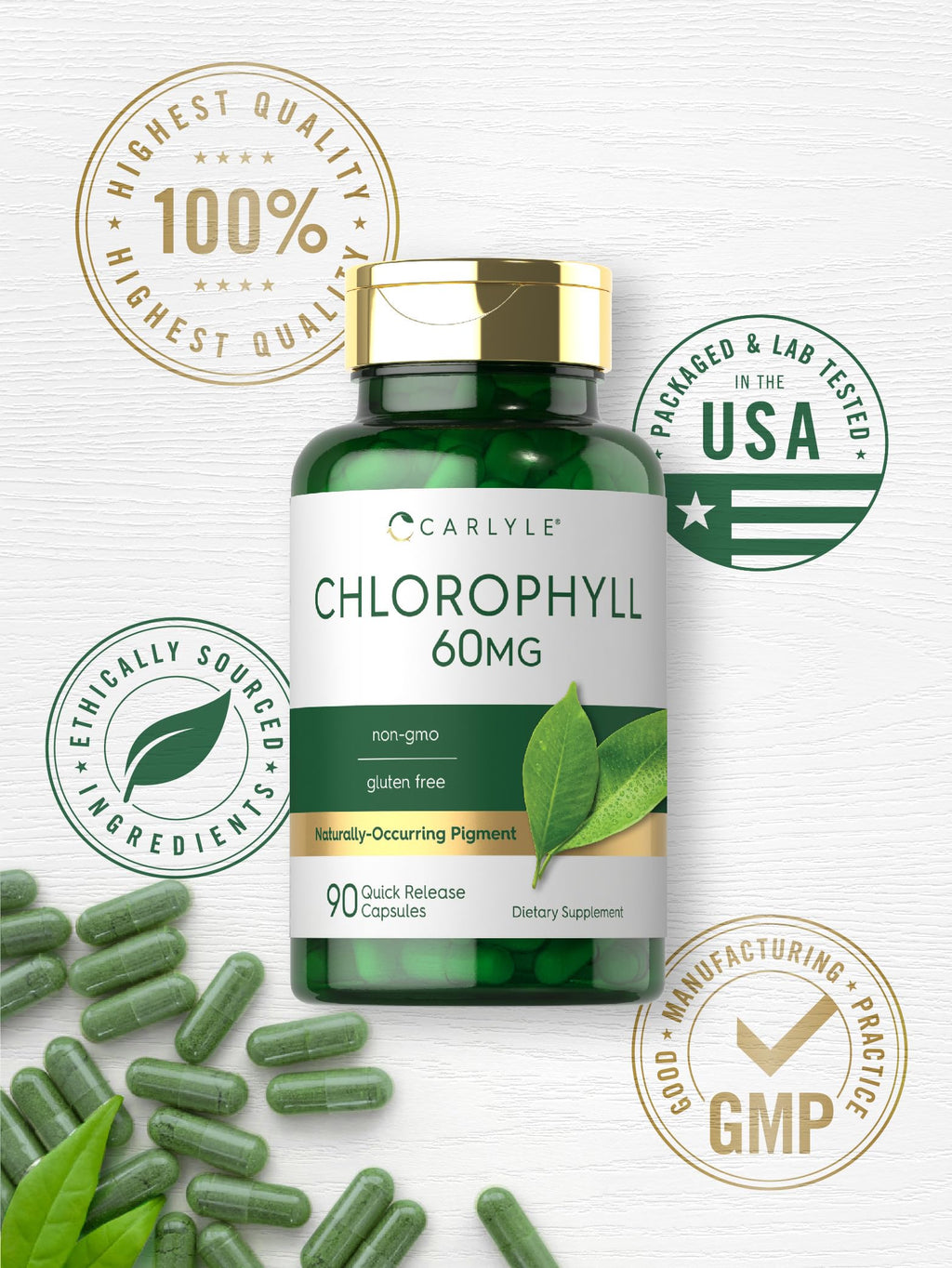 Carlyle green pigment chlorophyll capsules from mulberry leaves directions and warnings