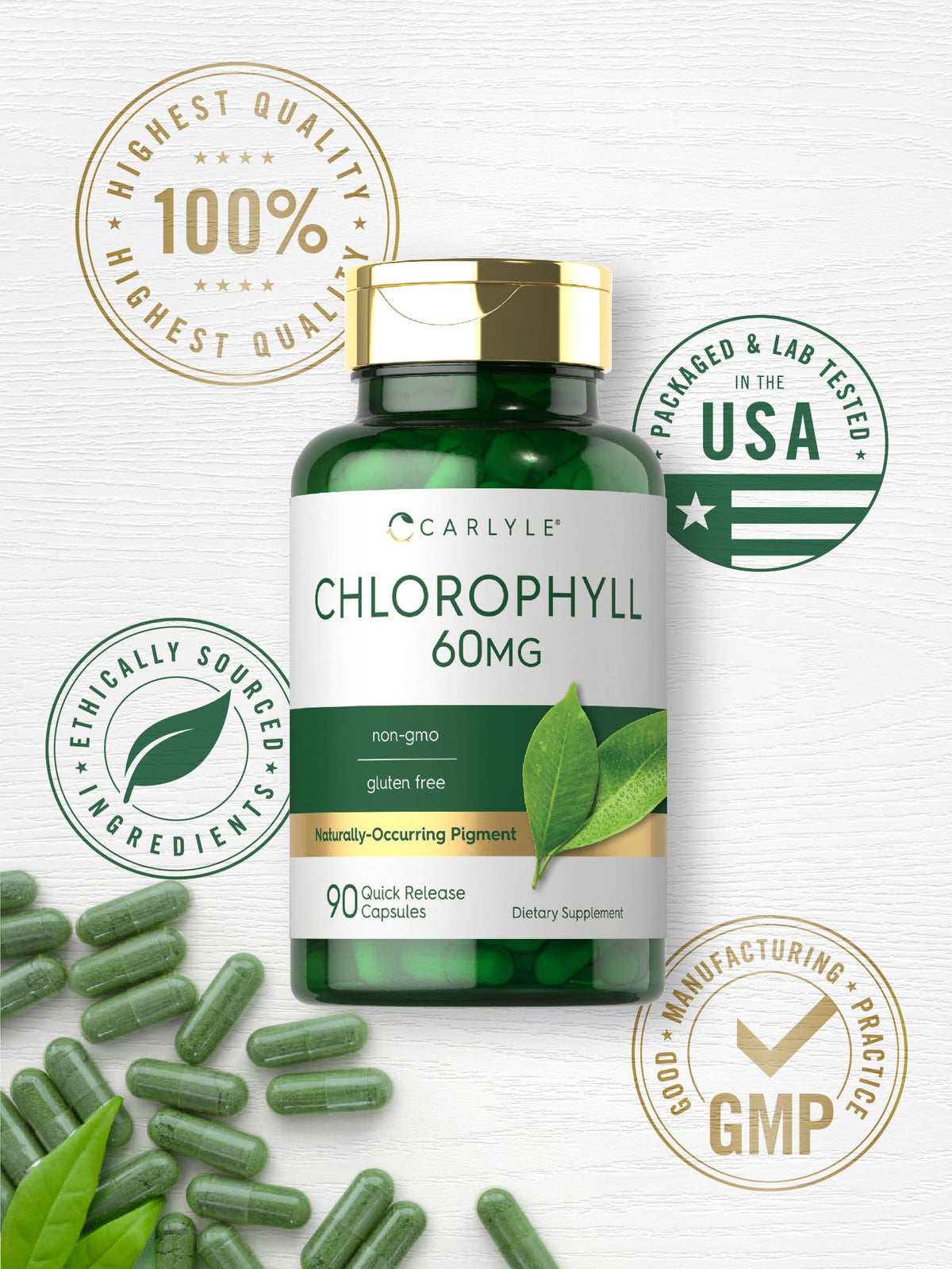 Carlyle green pigment chlorophyll capsules from mulberry leaves directions and warnings