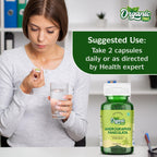 Organic Zing premium herbal supplement bottle displaying pure standardized active ingredients