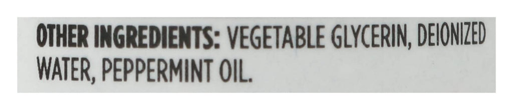 Side view of the thirty milliliter bottle highlighting vegan and non GMO product certifications.