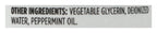 Side view of the thirty milliliter bottle highlighting vegan and non GMO product certifications.