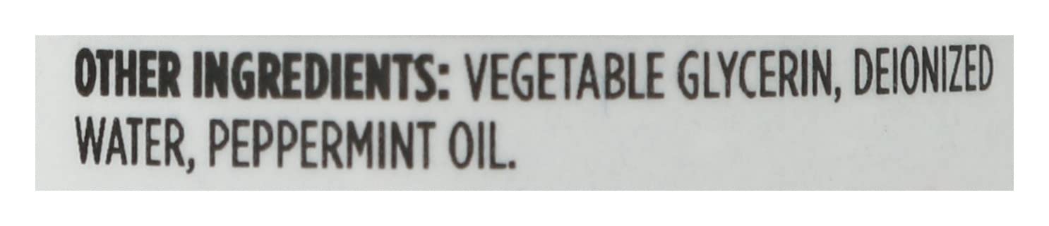 Side view of the thirty milliliter bottle highlighting vegan and non GMO product certifications.