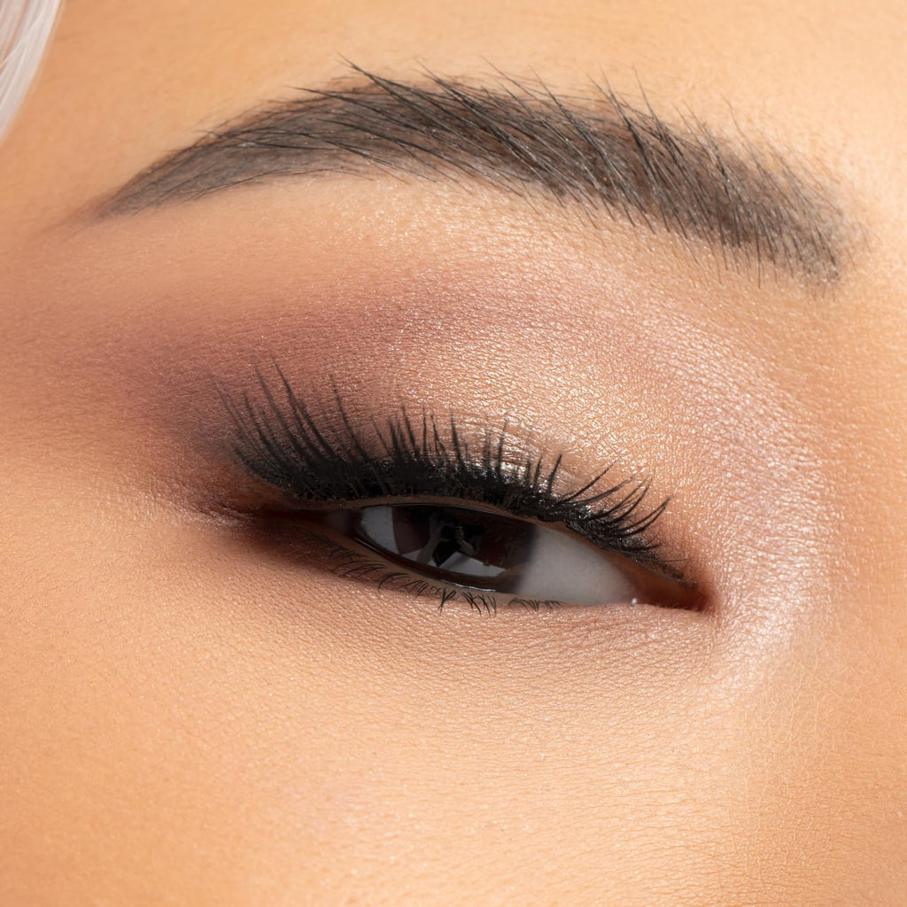 Included double ended makeup brush with palette