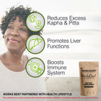 Herbadiet non GMO vegan immune support supplement packaging certification details