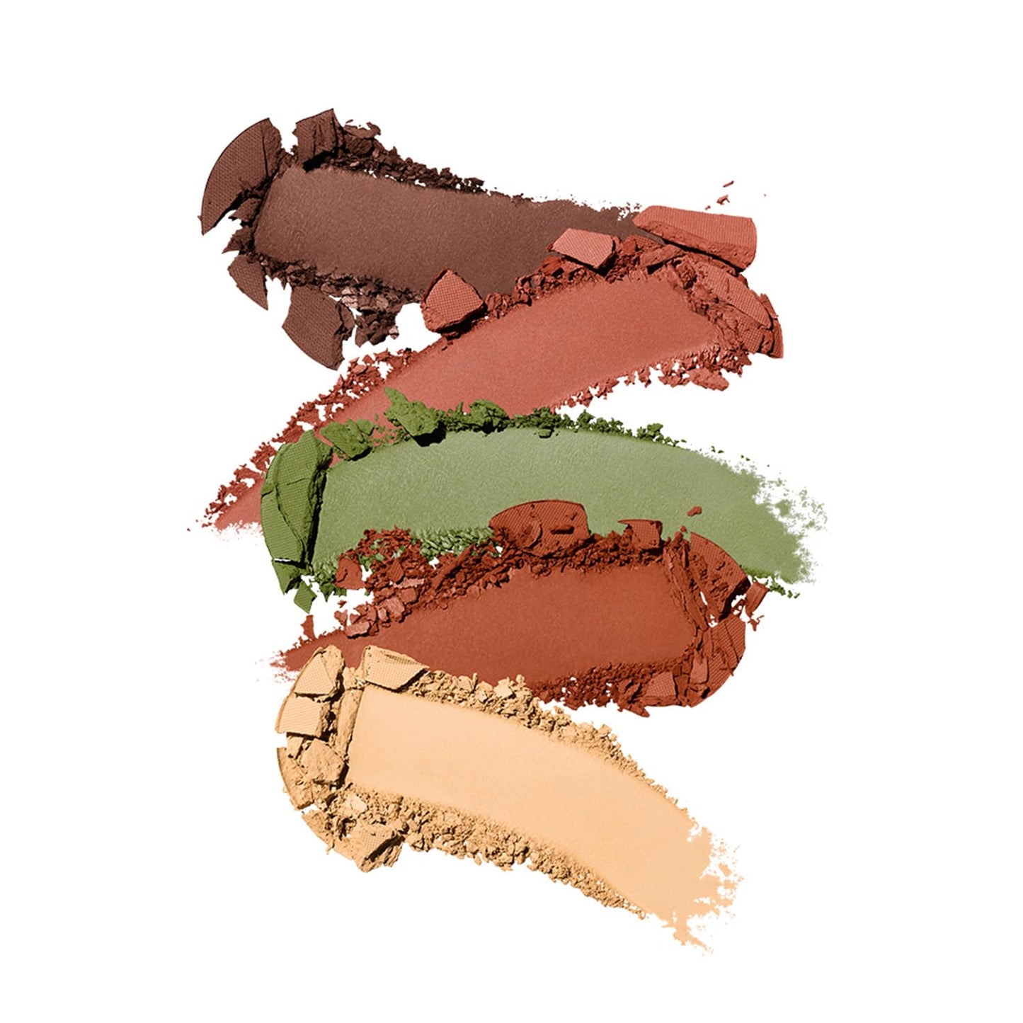 Open Morphe 9M Midnight Dune eyeshadow palette showing shades