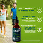 Peppermint flavored liquid chlorophyll supplement drops showcasing its clean gut detox features