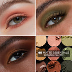Morphe 9M Midnight Dune Artistry Palette back label and details