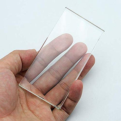 Sinen glass makeup palette used for blending foundation