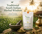 Authentic imported Nilavembu powder supplement container highlighting the organic plant base.