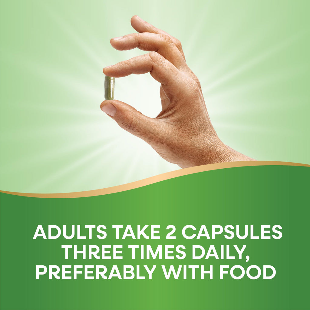 Nature's Way natural internal deodorizer parsley leaf supplement layout on clean background
