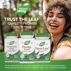 Premium quality green herbal supplement packaging for daily digestive wellness and freshness
