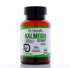 Dr. Herbalist Kalmegh Extract sixty vegetarian capsules packaging illustrating liver detox benefits.