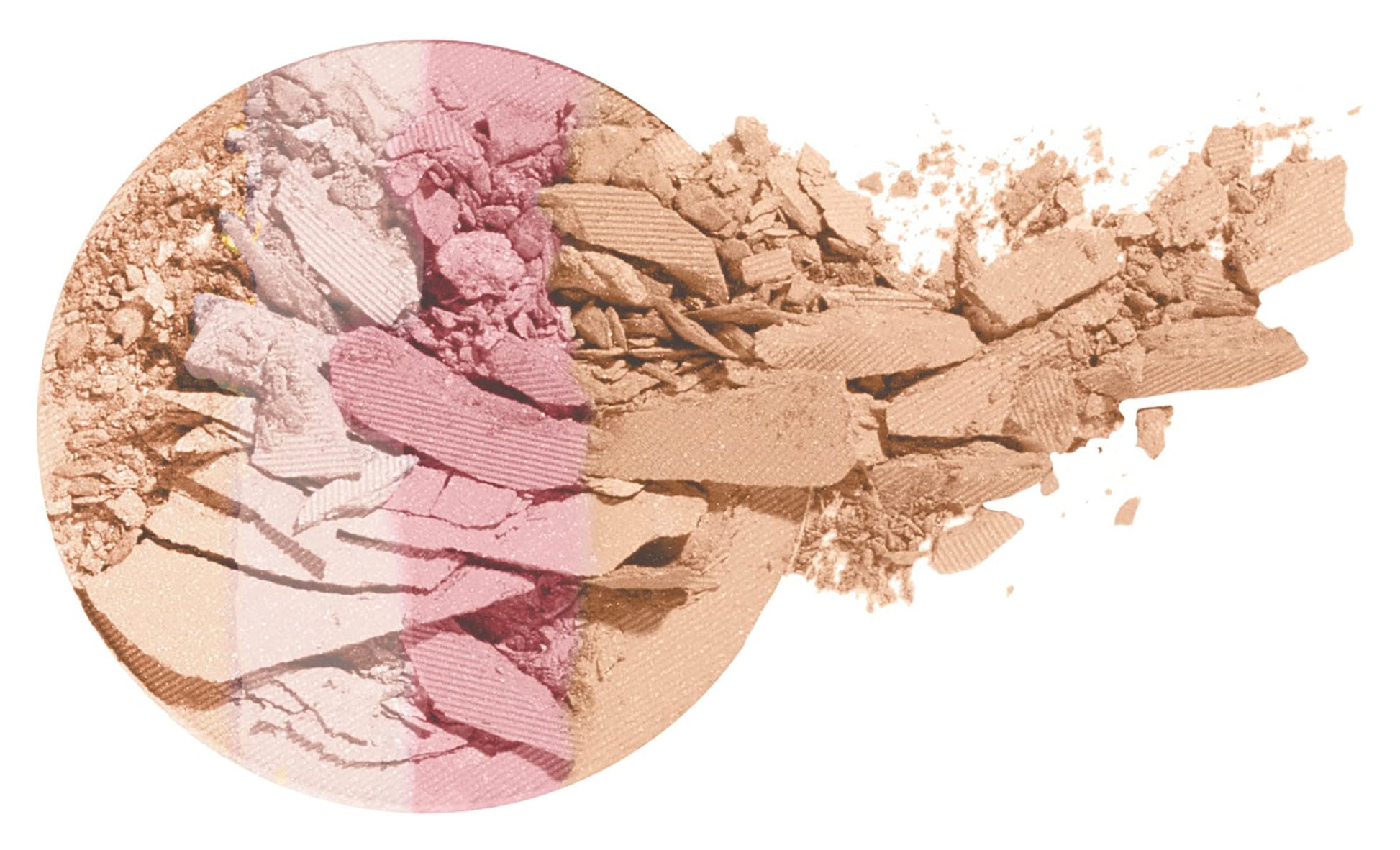 Open view of Wet N Wild Catwalk Pink illuminating powder palette