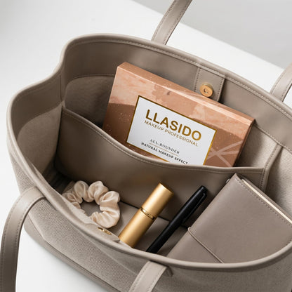 Llasido baked powder palette for mature skin