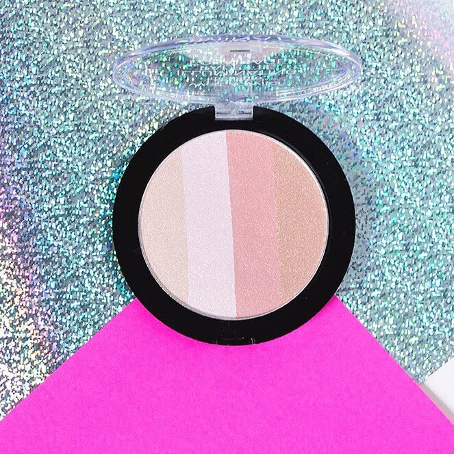 Back of the Wet N Wild MegaGlo packaging with product details
