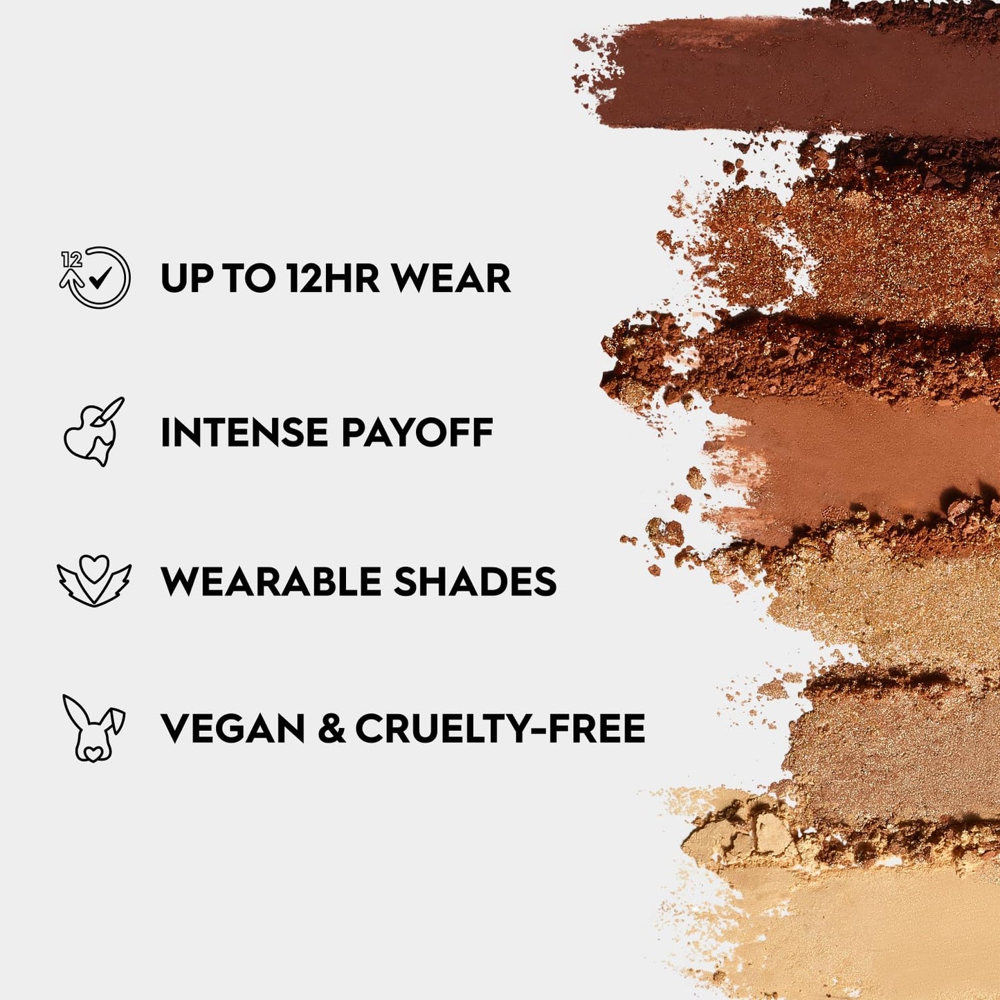 Urban Decay Naked Mini Eyeshadow Palette open showcasing 6 shimmer and matte shades