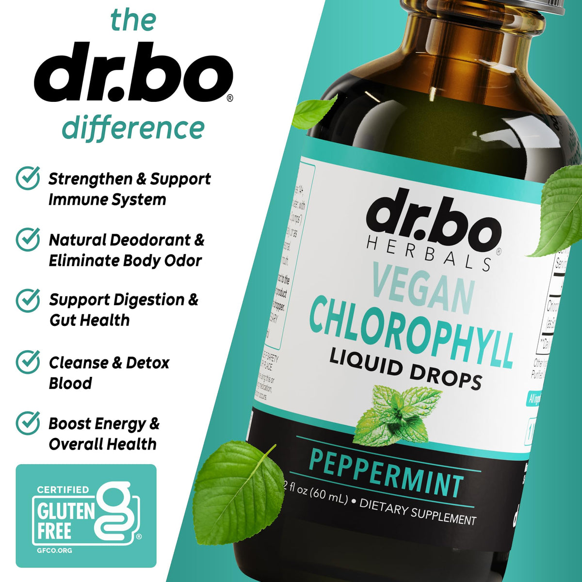 USA imported liquid chlorophyll for natural wellness routine