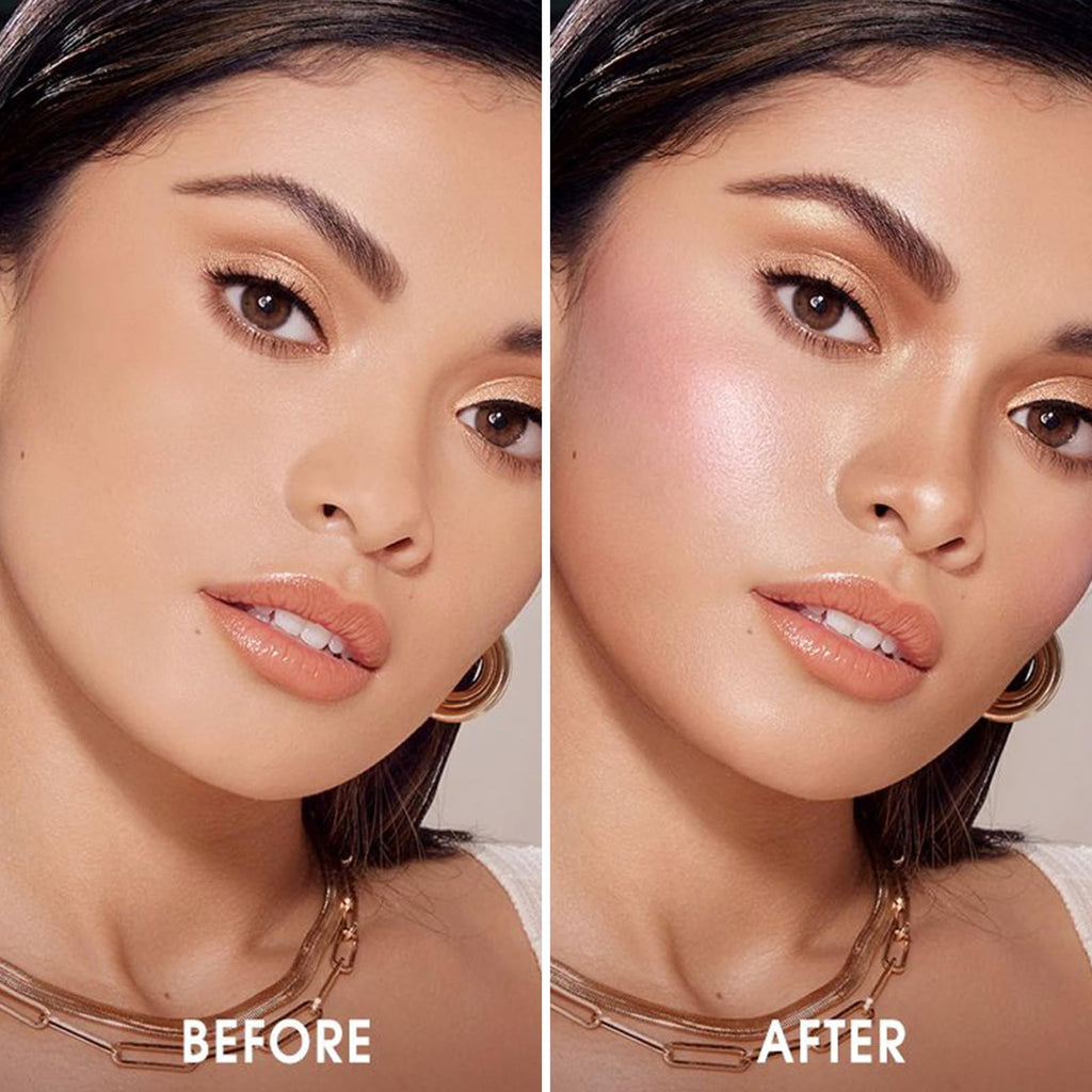 Color Nymph contour powder and highlighter swatch view