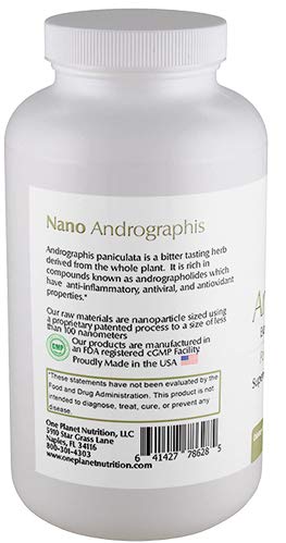 Side angle view of the supplement container displaying supplement facts table