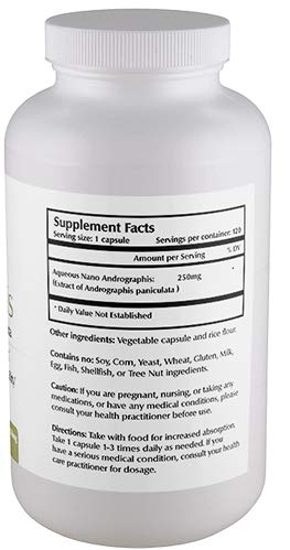 Back label of the immune health bottle showcasing vegan and gluten free certifications