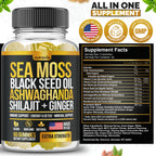 Premium non GMO natural Irish sea moss wellness gummies