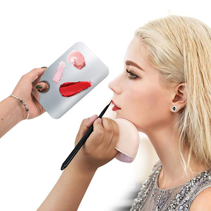 Close up of aliobc cosmetic mixing palette rubber finger grip