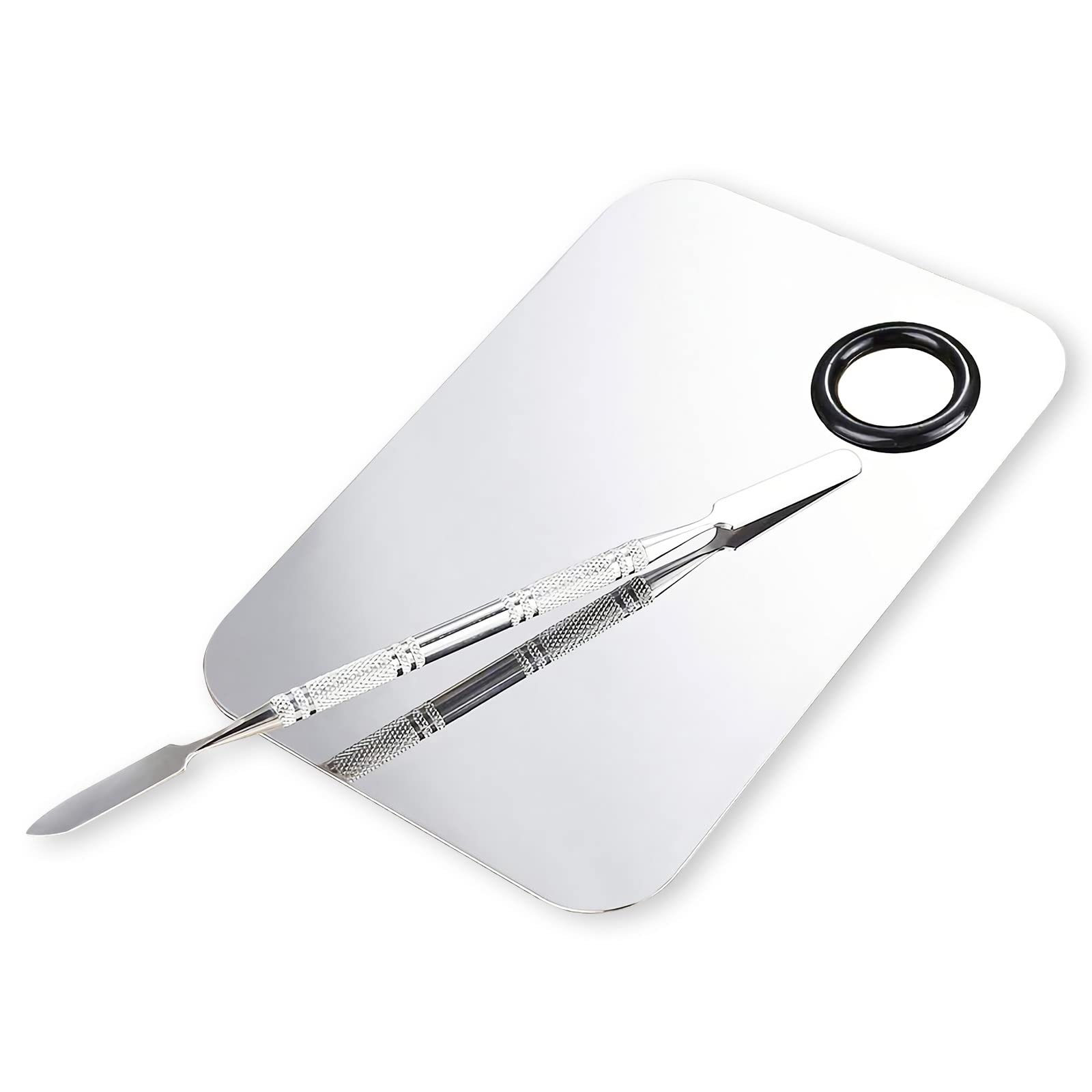 Aliobc makeup palette and spatula for nail art blending