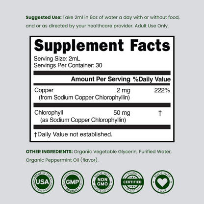 Dorado Nutrition premium internal deodorizer and antioxidant liquid supplement bottle
