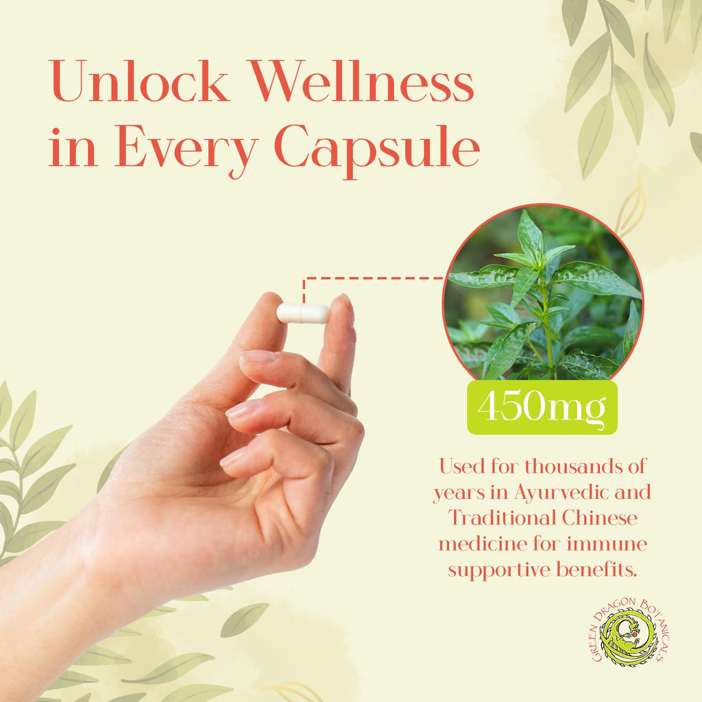 USA imported Green Dragon Botanicals organic vegetarian capsules for liver health