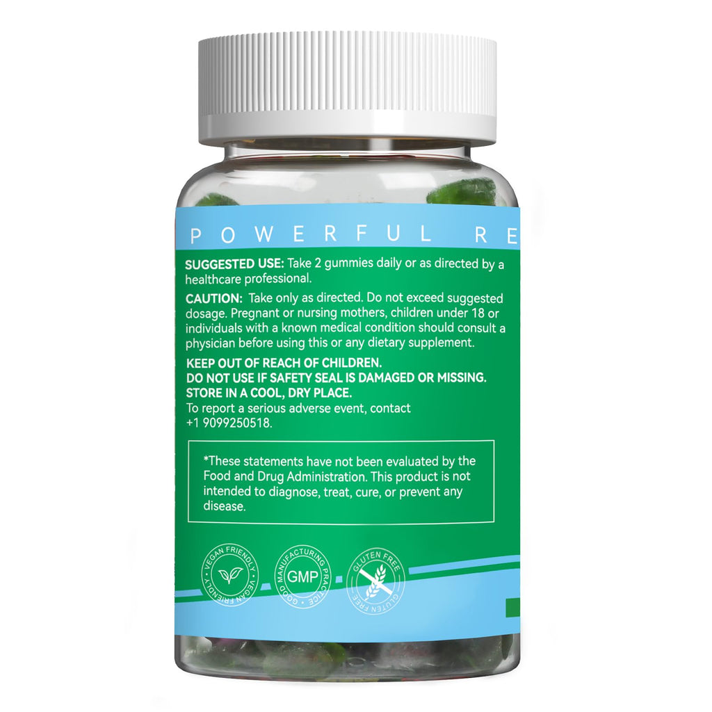Close up of chewable sugar free mulberry leaf chlorophyll supplements.