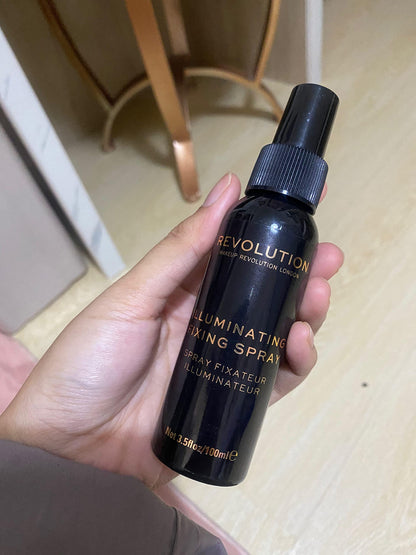 Makeup Revolution Sport Fix setting spray side profile