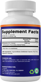 Vitamatic Andrographis Extract package showing the clear safety seals and authentic product identification.