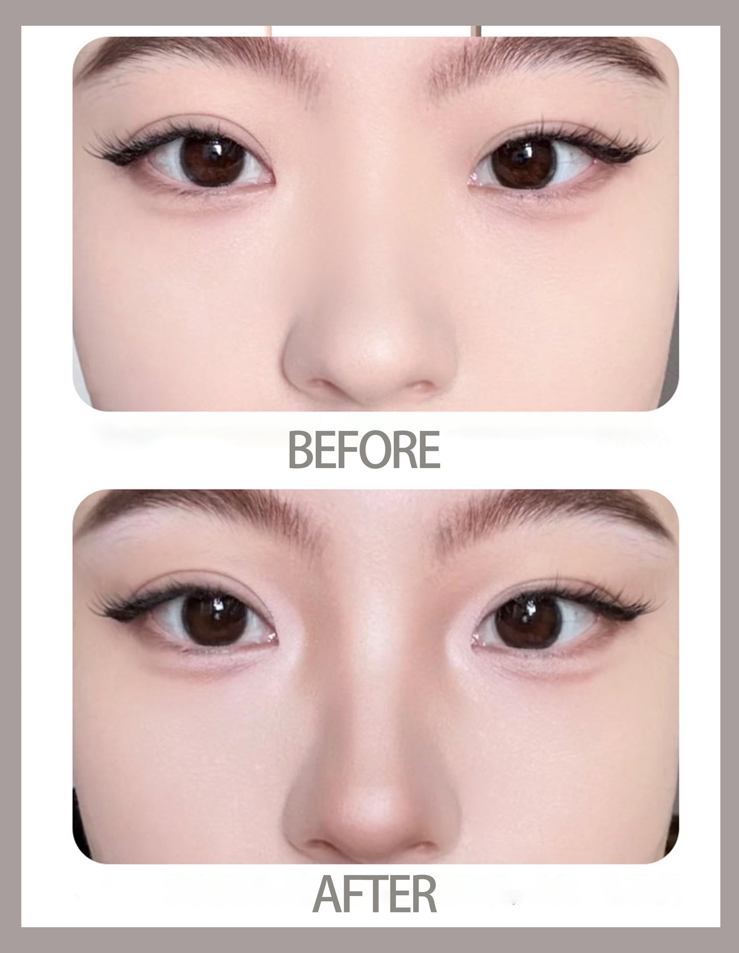 Swatch demonstration of Okerker cool-toned contour powder on fair skin