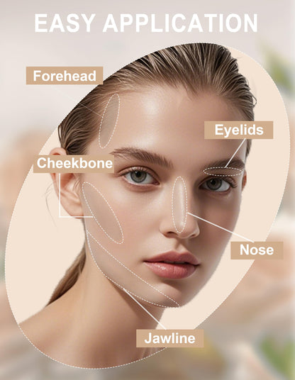 Okerker palette used for nose contouring technique