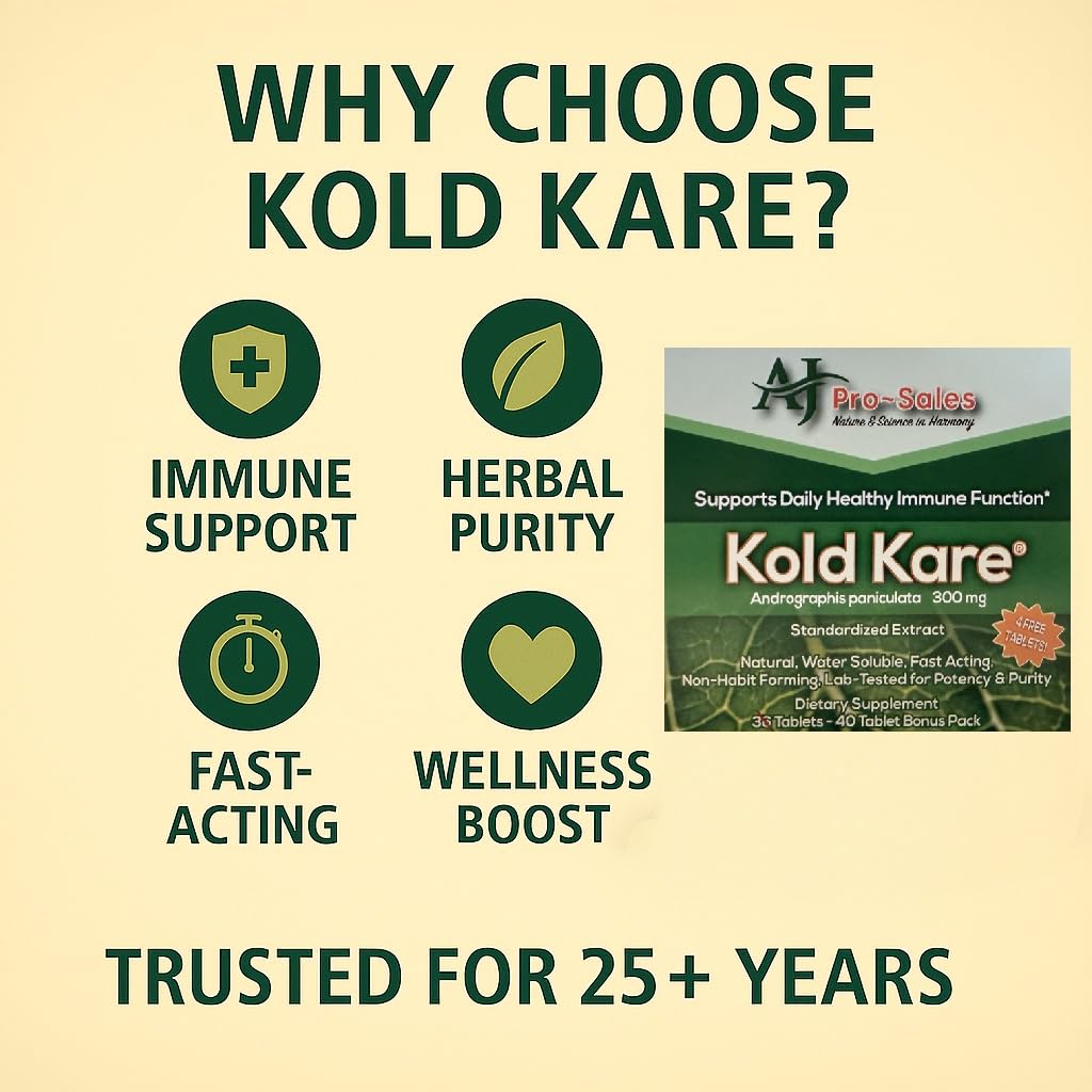 Kare-N-Herbs herbal cold and sinus relief supplement nutritional facts label