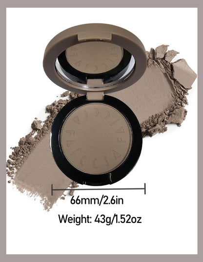 Back packaging of Okerker Cool Toned Contour Palette