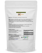 mGanna King of Bitters natural herbal powder back label showing dietary facts