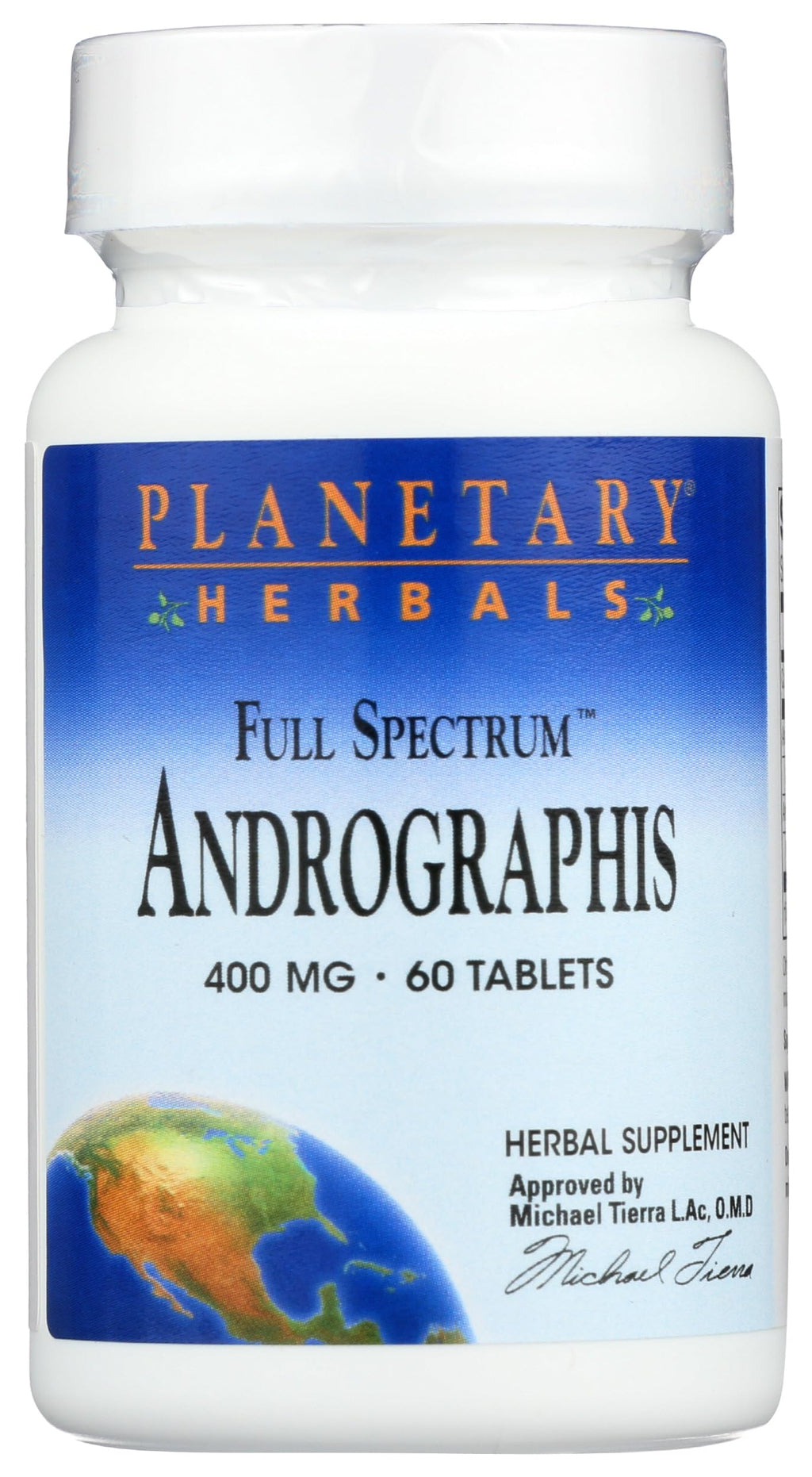 Authentic Planetary Herbals full spectrum andrographis standardized extract bottle