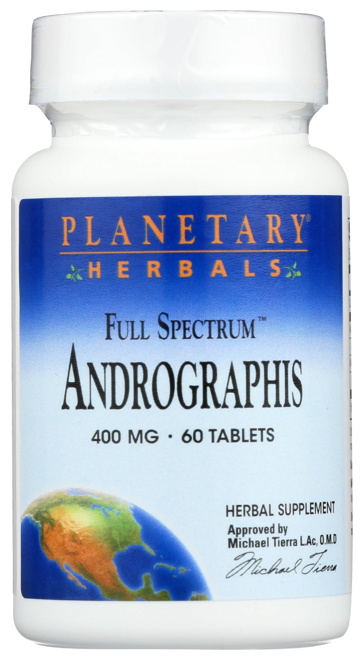 Authentic Planetary Herbals full spectrum andrographis standardized extract bottle