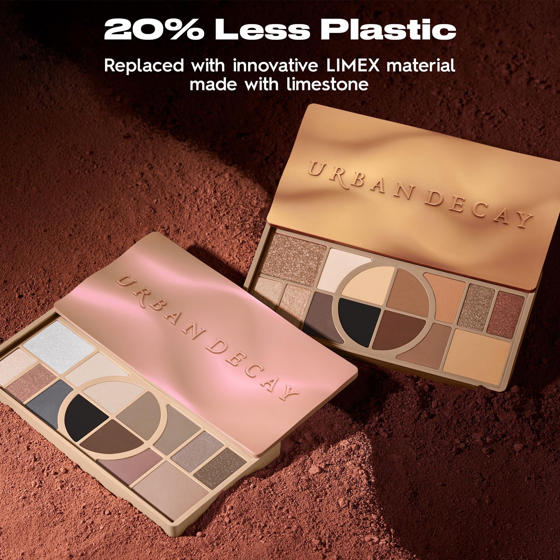 Detailed product labeling of Urban Decay Naked Shaped Palette